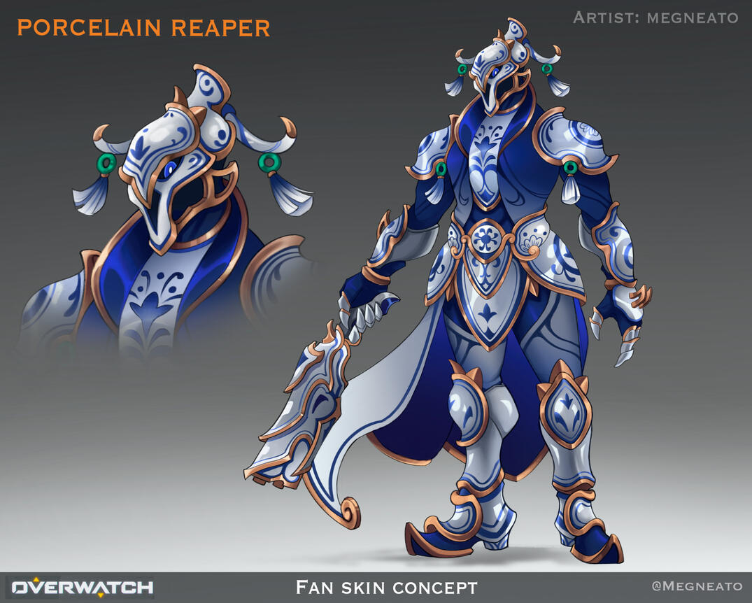 Overwatch Reaper fanart skin design